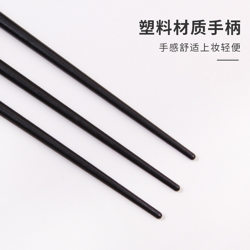Wholesale of new single sickle blade eyeliner brush, slanted head shadow contactor brush, eye detail makeup brush and under-eye brush Application Scenario