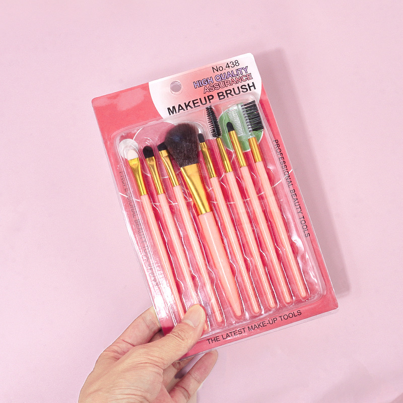8-piece makeup brush set in color box, portable travel set, soft bristle eyeshadow brush, foundation brush, beauty tools wholesale details Picture
