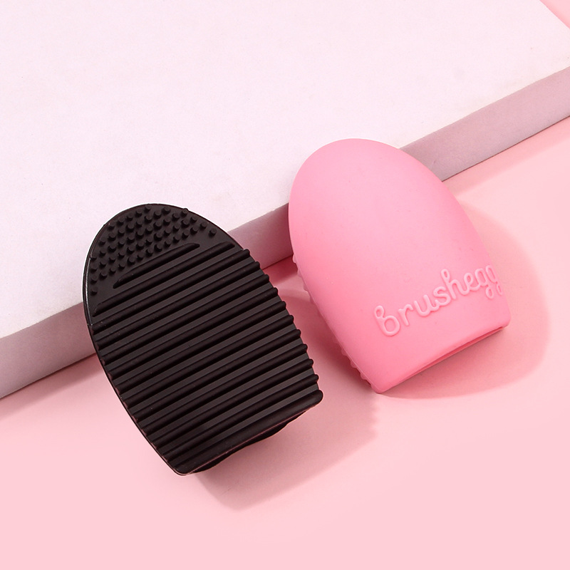 Makeup brush, cleaning brush, silicone egg brush, washing brush, silicone egg brush, beauty cleaning tool Specification drawing