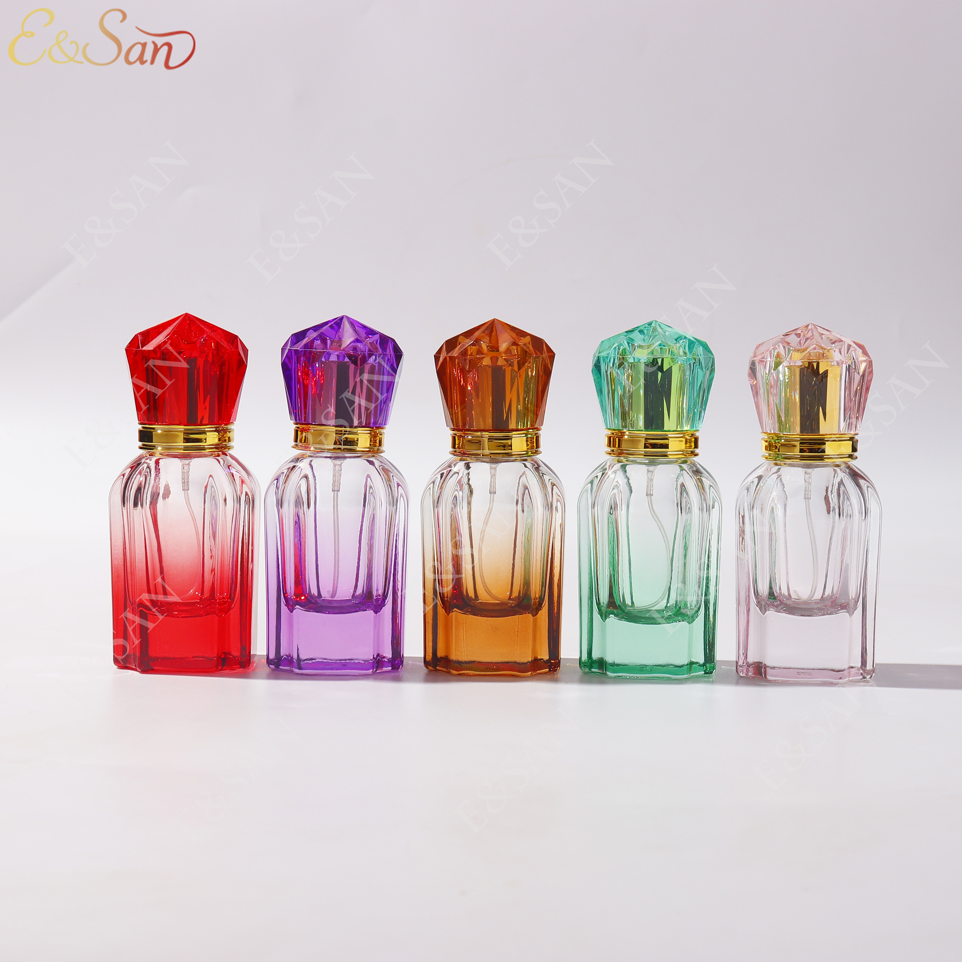 PT912C-30ML彩色定制款玻璃瓶香水瓶