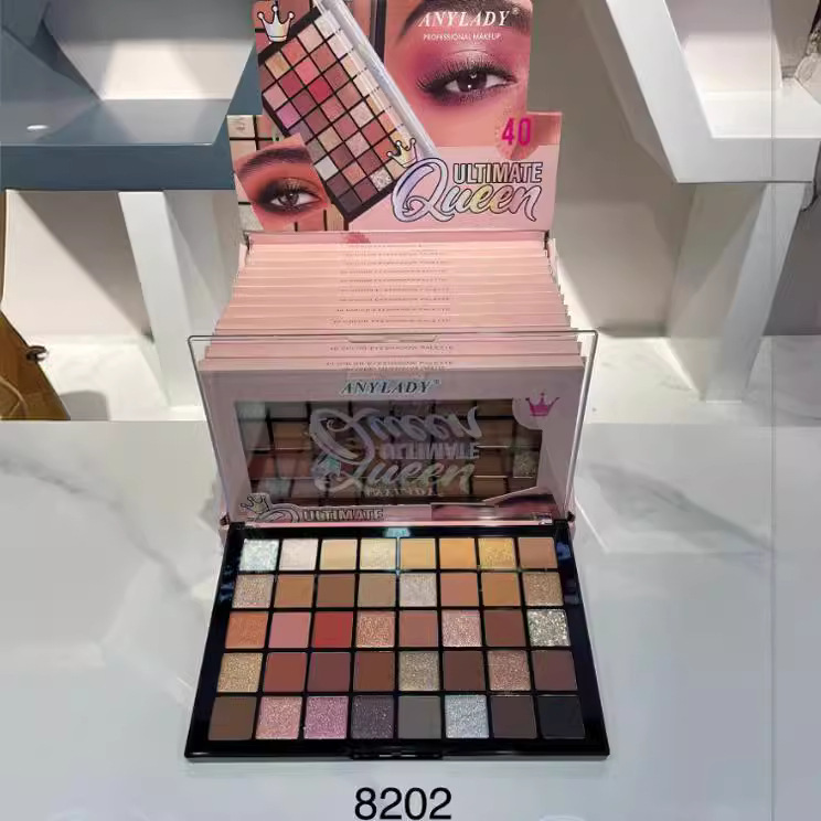 Only export 12 packages of "ANYLADY" plastic shell eyeshadow, blush, contouring, high-gloss, pearlescent and matte Application Scenario