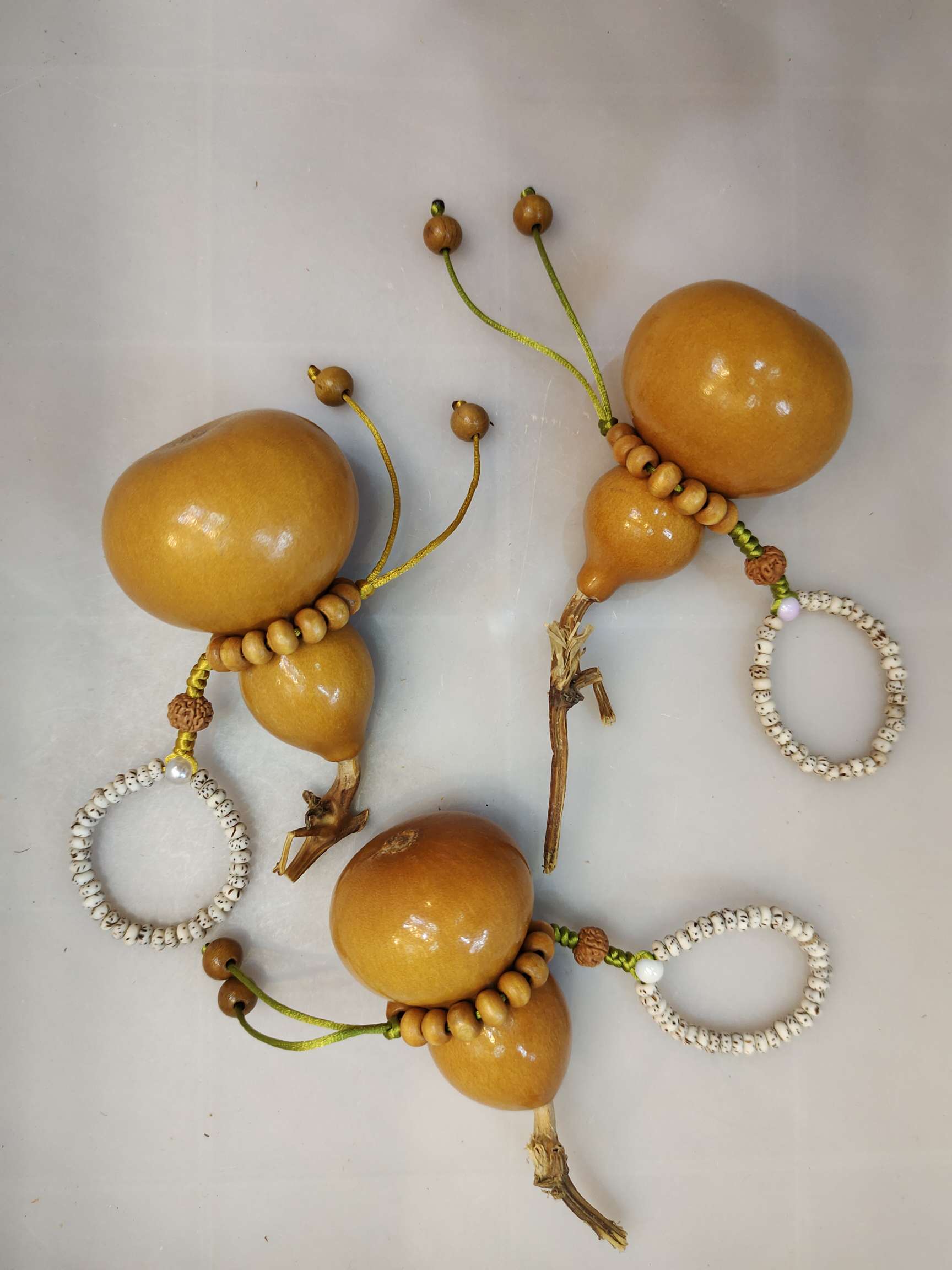 Pequeña calabaza natural para hacer viejo cuelga de bodhisattva pequeñas cuentas, cintura cuelga cuentas de madera, puede ser remolcado en el camión, bolsa y así sucesivamente details Picture