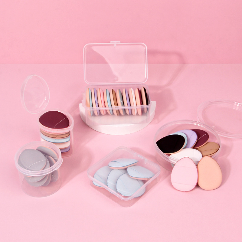 mini Thumb Powder Puff thickened and upgraded version dry and wet dual-purpose air cushion powder puff water drop box fingertip powder puff manufacturer now available details Picture