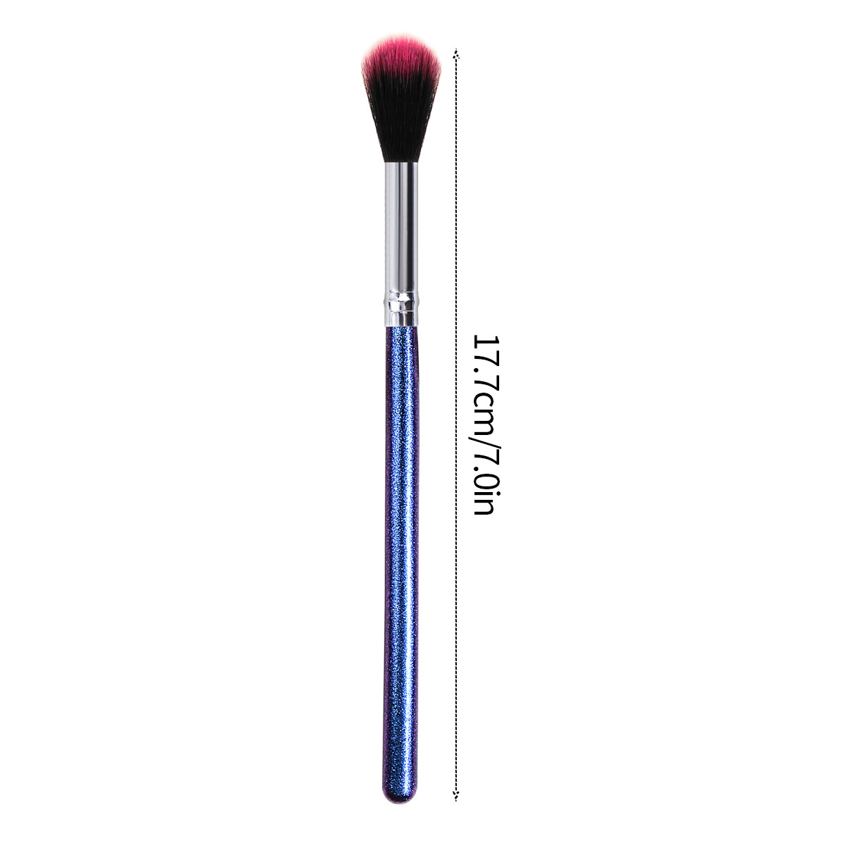 Multi-functional starry sky handle high-gloss brush, soft bristle shading brush, nose side shadow contouring brush, powder-free portable flame brush Application Scenario
