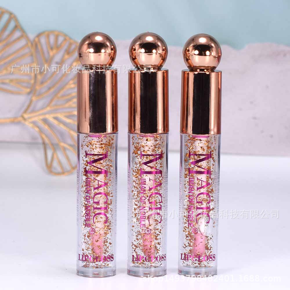 1148B only exports [IMAN OF NOBLE] Gold Leaf color-changing Moisturizing Lip Oil and Lip Gloss MAGICLIPOIL Specification drawing