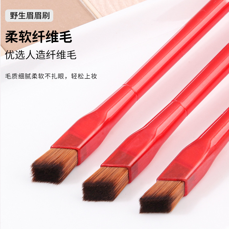 New three-dimensional square wild eyebrow brush, multi-functional eyebrow brush and eye brush factory direct sales Application Scenario