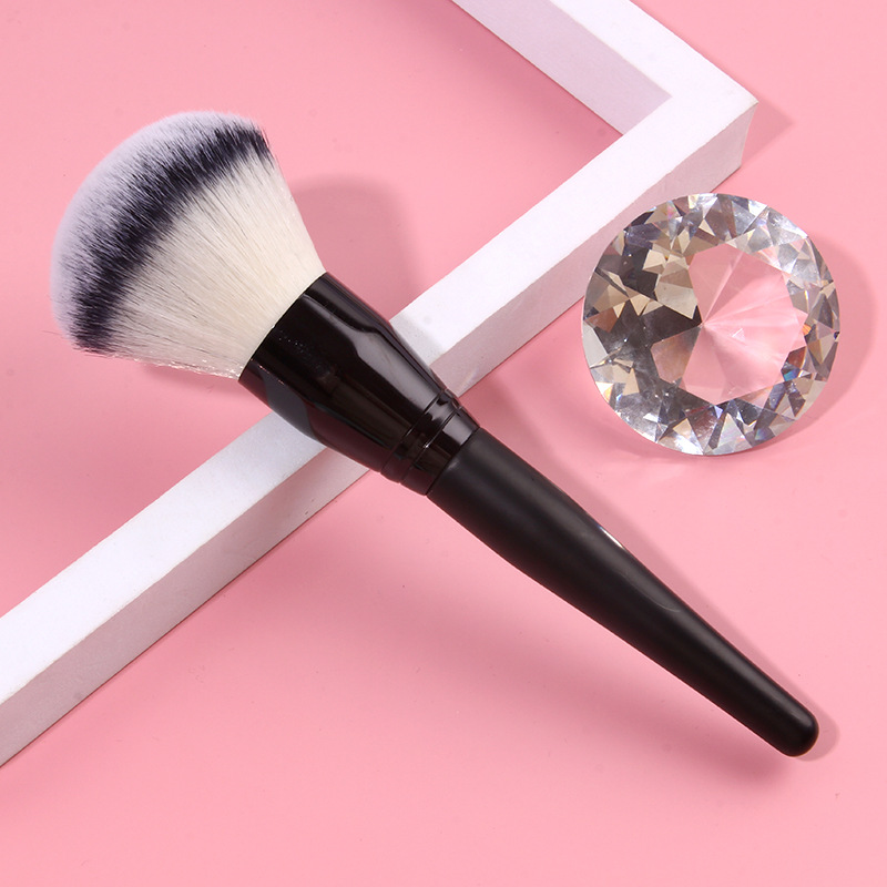 Single large-sized loose powder brush for beginners, portable loose powder brush for facial honey powder, wholesale of beauty tools Specification drawing