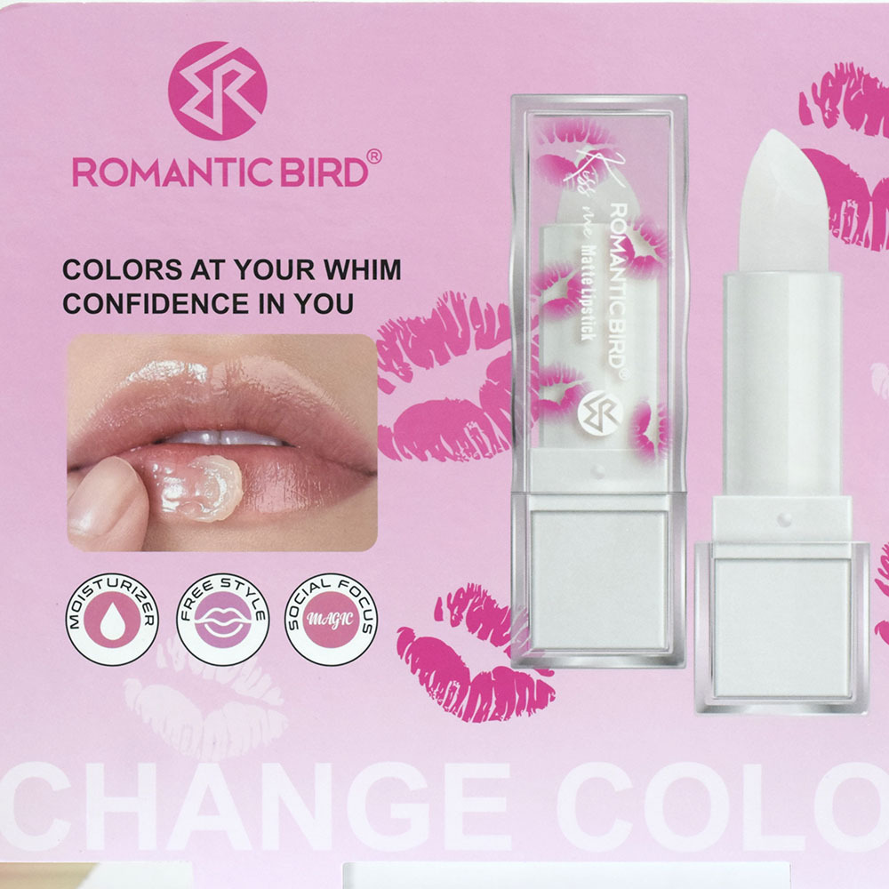 R4739A transparent colorless lipstick Lipstick ROMANTIC BIRD Moisturizing Moisturizing lipbalm full figure