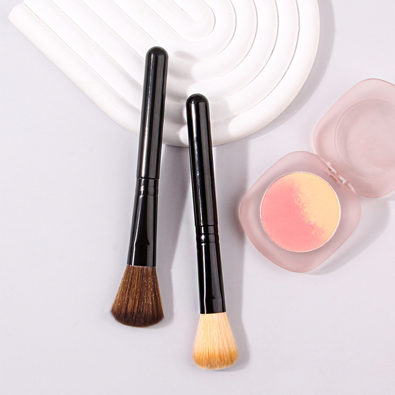 Portable soft-bristled blush brush, loose brush for beginners, single makeup brush, beauty tool, makeup brush manufacturer in stock details Picture