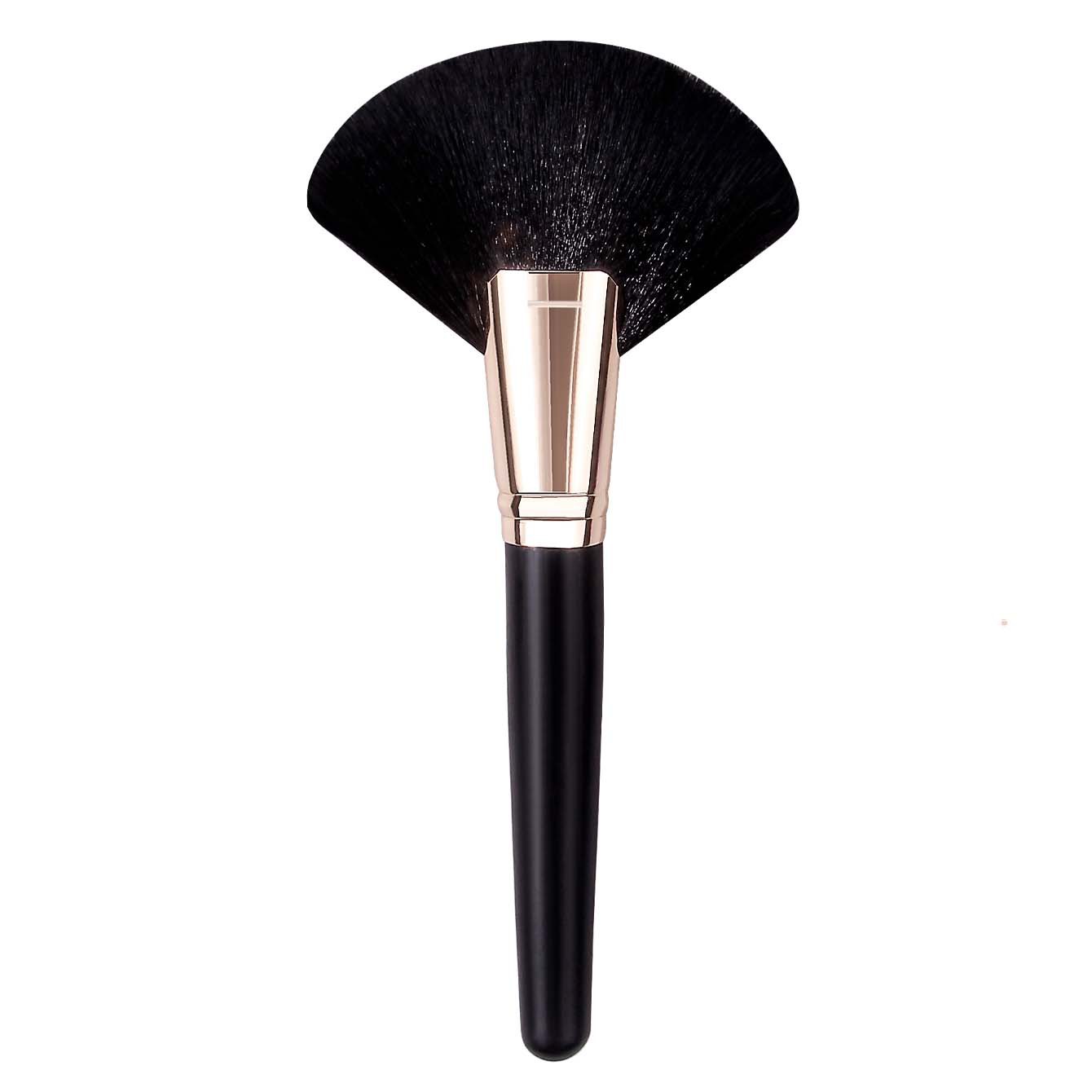 Single extra-large fan-shaped makeup brush, soft bristles, loose brush, multi-functional portable cleaning brush Item Picture