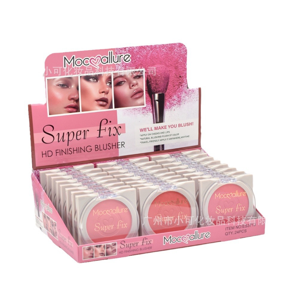 Only for cross-border export [MOC] ES3713 single-color matte blush BLUSHER rouge new product wholesale, pink and tender Item Picture