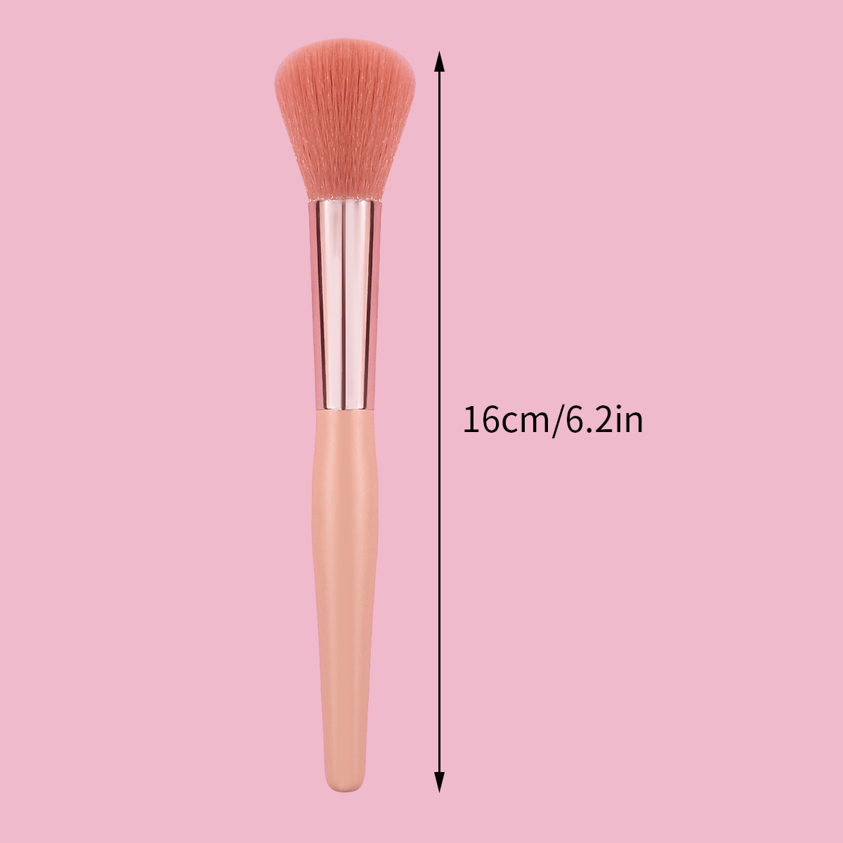 Pure handcrafted soft-bristled single blush brush, loose brush, brightening and highlighting brush, a multi-functional portable makeup tool for beginners Application Scenario
