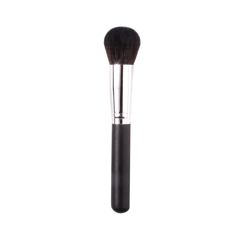 New single-stem loose brush black wooden handle soft bristle setting brush portable makeup tool in stock, wholesale makeup brushes Item Picture