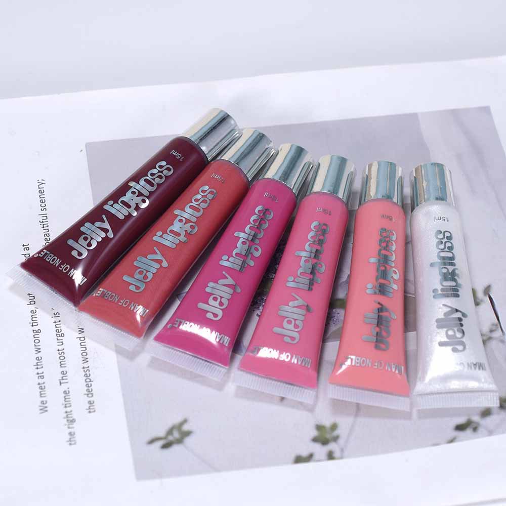 IMAN OF NOBLE Soft Tube Moisturizing Lip Gloss L421 New jelly Lipgloss 15ml for cross-border export full figure