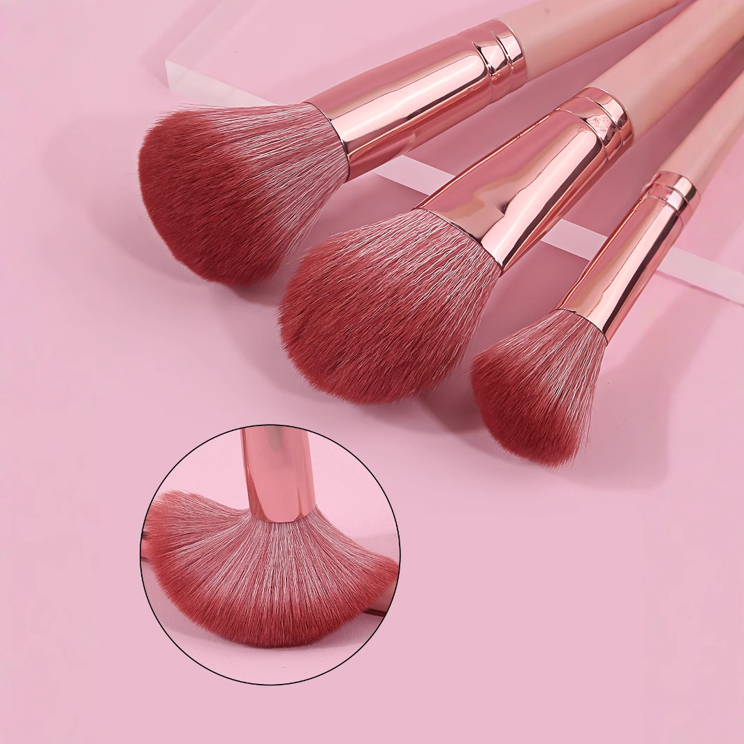 New 12-tube soft-bristled makeup set brush, Cangzhou quality makeup brush, powder brush, foundation, blush, eyeshadow brush details Picture