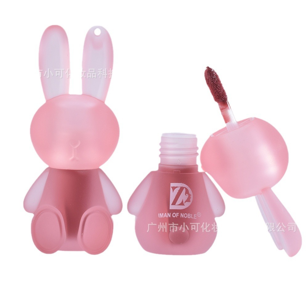 For export in 2024, [IMAN OFNOBLE] 7195 Cute Rabbit Animal lipgloss that doesn't smold Item Picture