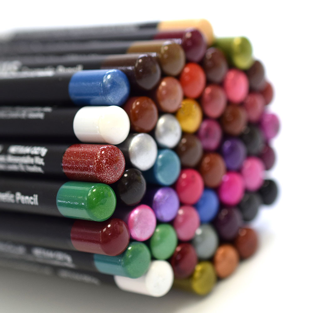 Only export [USHAS] P1202 multi-color red nude lip liner pen, multi-purpose makeup pen with pen holder Specification drawing