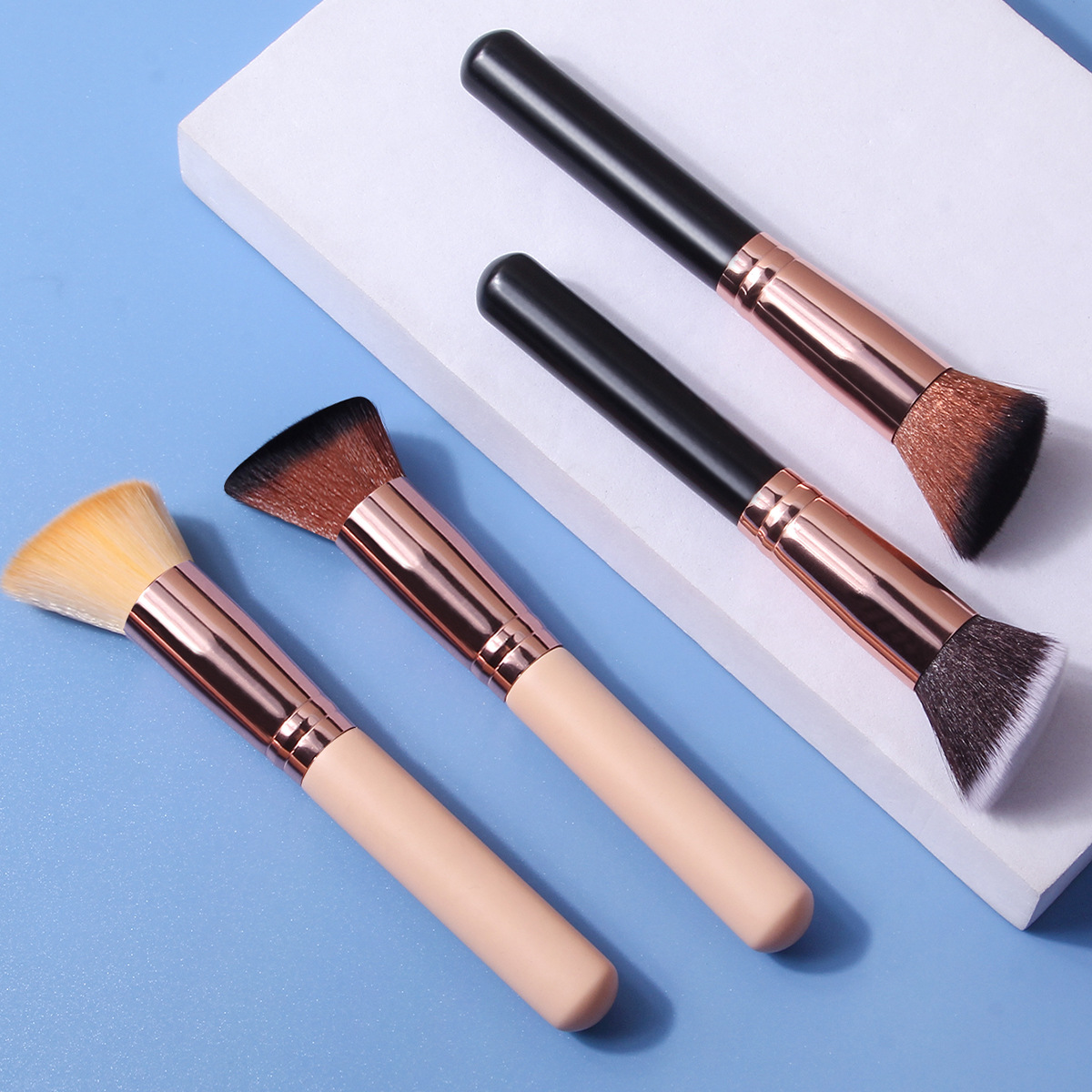 High appearance level, fluffy and soft contouring brush, side oblique Angle nose shadow brush, shadow brush, contour brush, blush brush, makeup brush Application Scenario