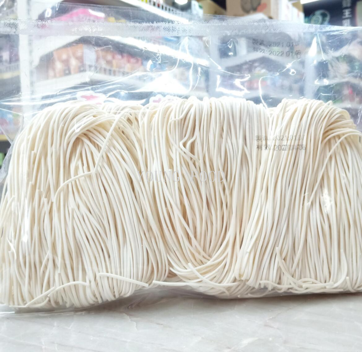 包邮台湾特产诚星日晒关庙面 宽条350g 手工日晒面 纯素 无防腐剂详情3