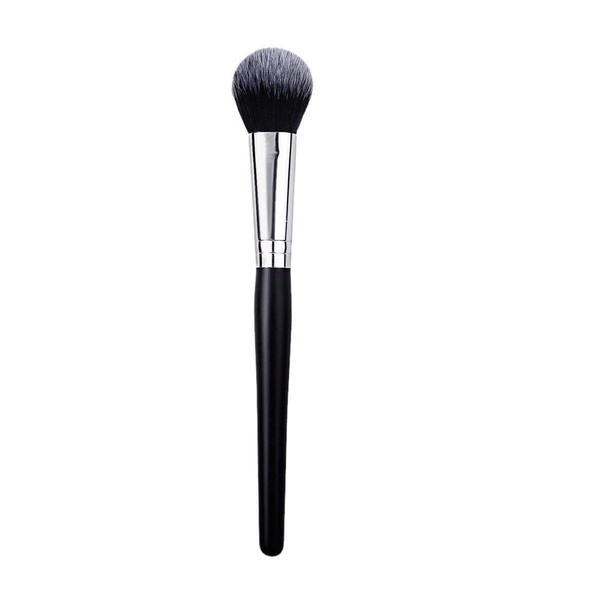 Wooden-handled soft-bristled blush brush, multi-functional high-gloss powder contactor brush, non-irritating face contactor, beginner's makeup brush Item Picture