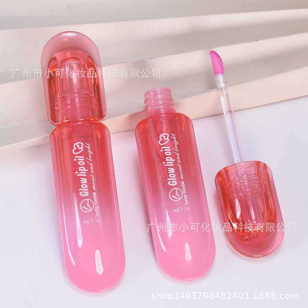 ML8176 only export [lucky model] Color-changing temperature-changing Moisturizing Lip Oil and Lip Gloss Magic lipoil Specification drawing