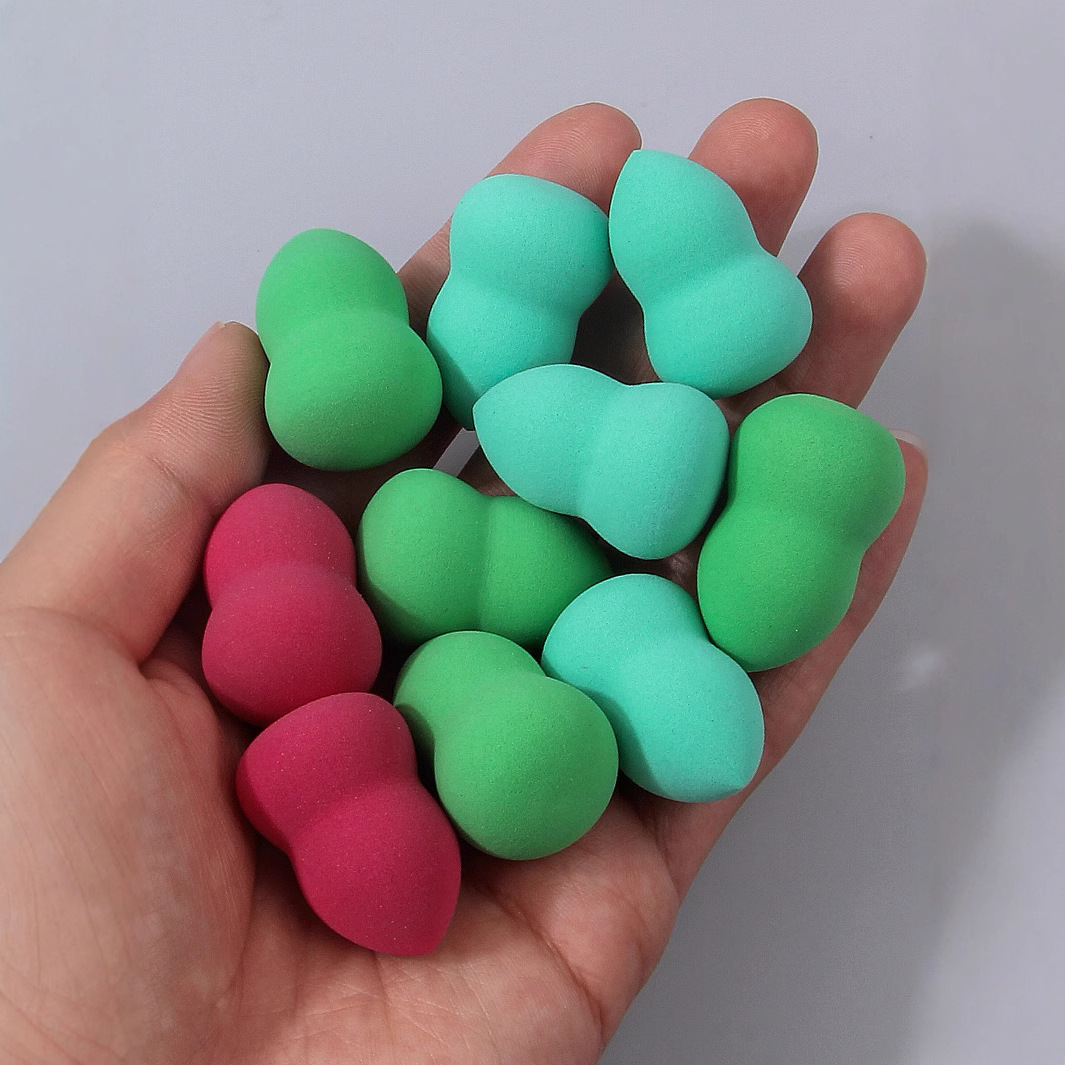 Mini Q-bouncy beauty eggs, high-quality export A-grade makeup eggs, even makeup application, travel without powder, available in stock, colors to choose from Application Scenario