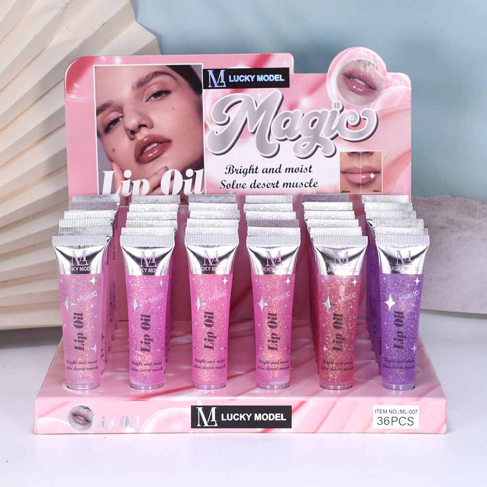 LUCKY MODEL Cross-border SHINY Lip Gloss Moisturizing Lip Oil ML-007 SHINY LIPGLOSS details Picture