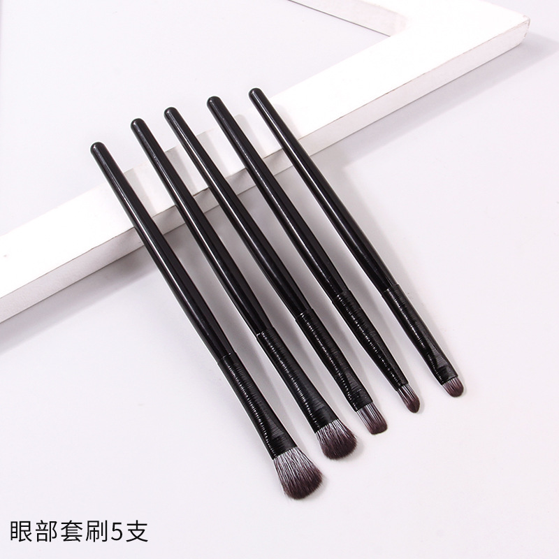6-piece drawing tube eye brush eyeshadow brush set, cross-border best-selling makeup brush, ultra-thin fine blade brush details Picture