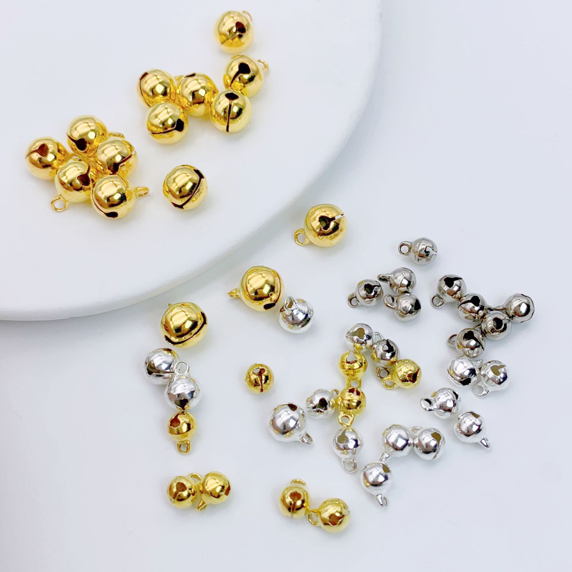 银玲工艺 热销各种DIY十字铃铛镀黄各色 四叶铃铛舞蹈铃铛 圣诞工艺品装饰铃铛