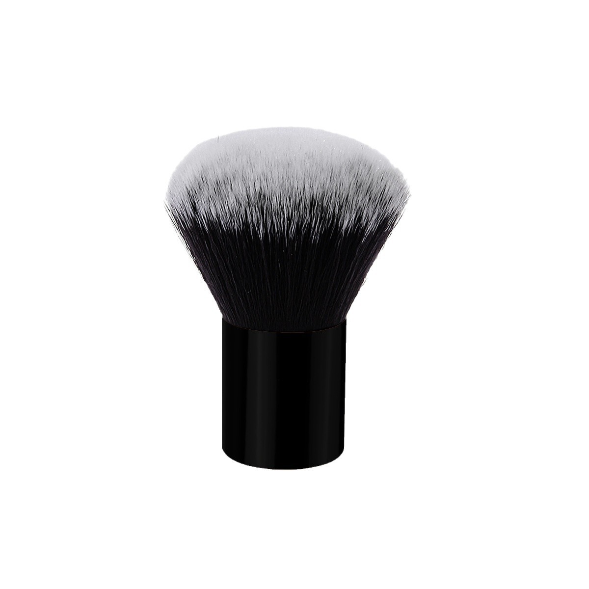 Black aluminum tube large loose powder and honey powder professional makeup brush, easy to place, soft and does not absorb powder, blush high-gloss nail brush Item Picture