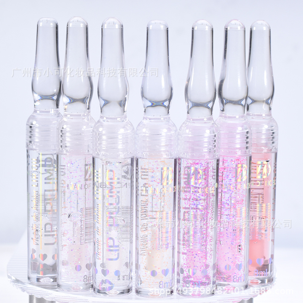 Cross-border export [IMAN OF NOBLE] 7194B Transparent Moisturizing lip Oil lip plump Application Scenario