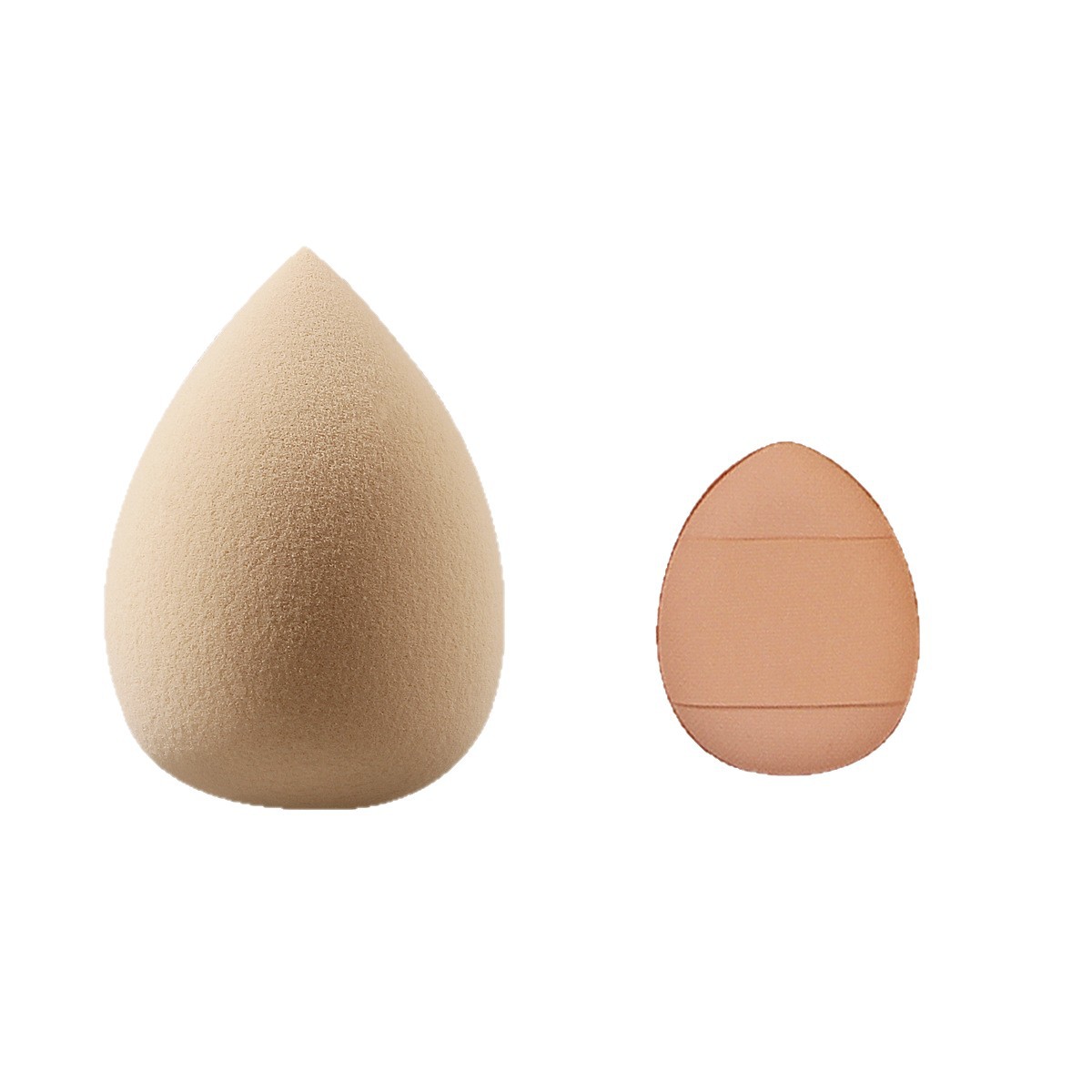 3 large and 3 small makeup sponge powder puff sets, super soft, powder-free beauty egg, dry and wet dual-purpose concealer makeup powder puff Item Picture
