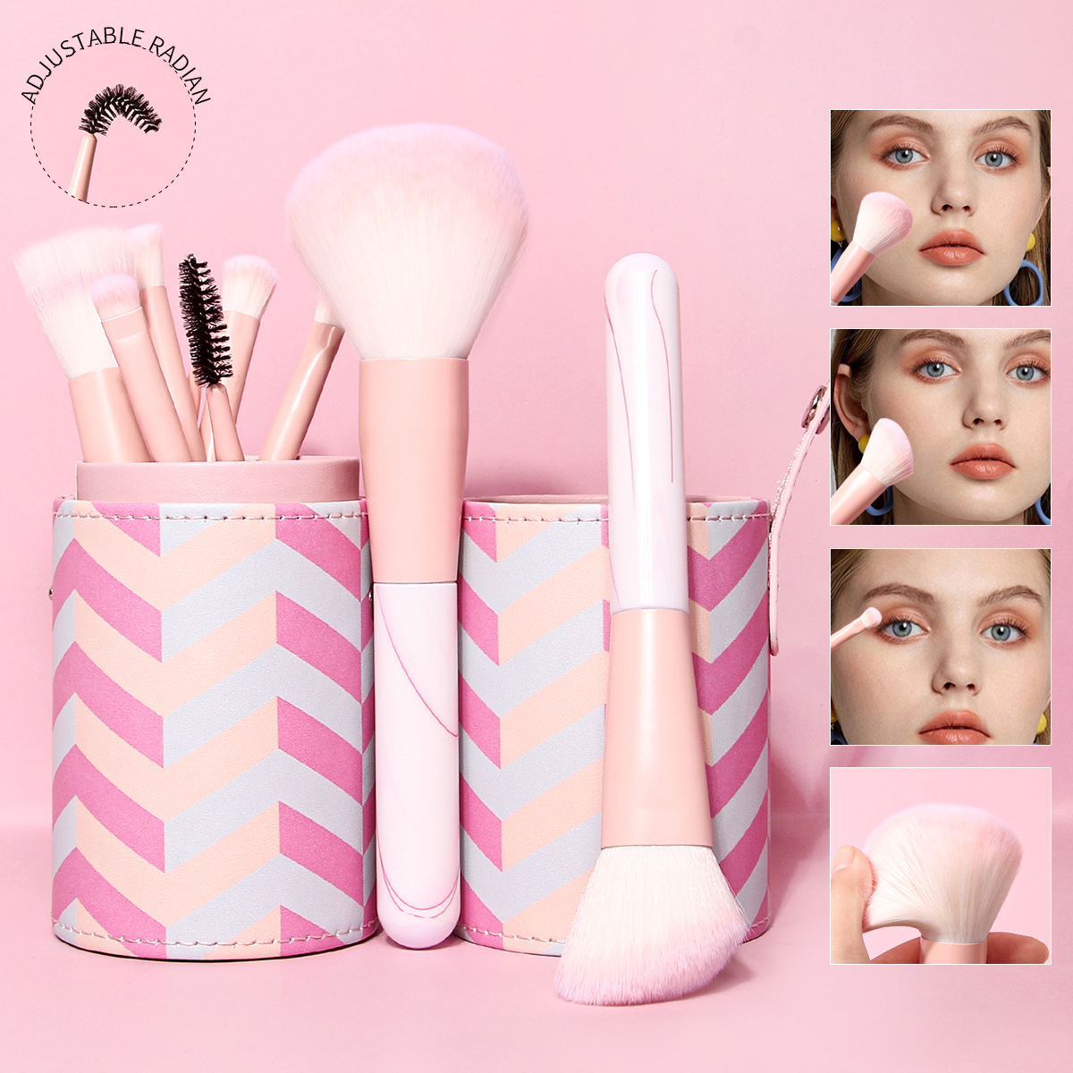 Soft 12-piece Clear Sky Makeup Brush set, single setting brush, large soft-bristled blush brush, eyeshadow brush, full set of dotting brushes full figure