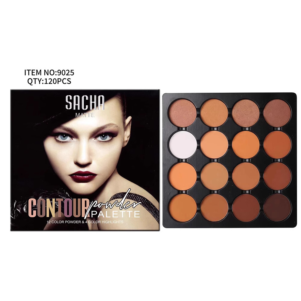 Only export [MICOLOR] matte eight-color contouring tray, high disc, side shadow, nose shadow makeup tray details Picture