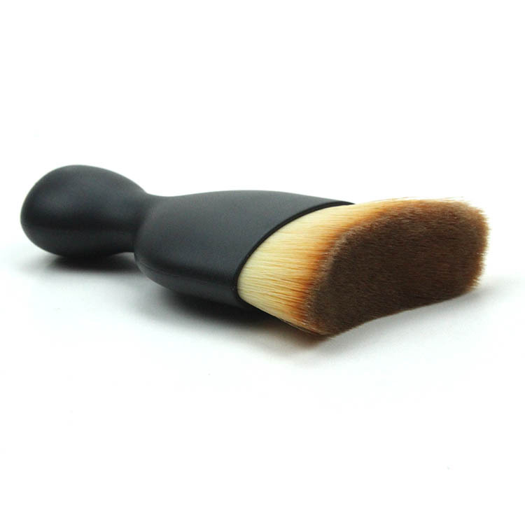 Single foundation brush, curved bristles, irregular-shaped base makeup brush, base makeup brush, makeup gift, wholesale beauty tools, curved head Application Scenario