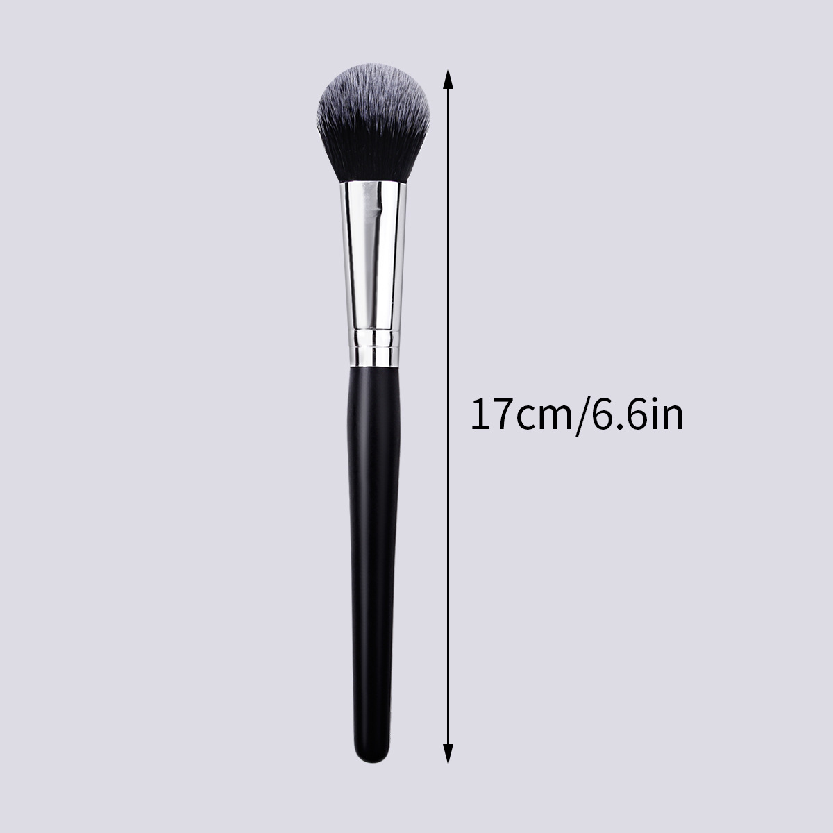 Wooden-handled soft-bristled blush brush, multi-functional high-gloss powder contactor brush, non-irritating face contactor, beginner's makeup brush Application Scenario