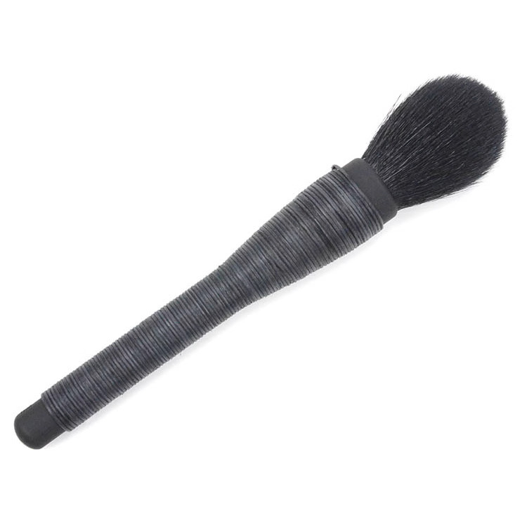 Single blush brush, rattan wool makeup, one-piece set, animal hair makeup, beauty tools wholesale, portable set Specification drawing