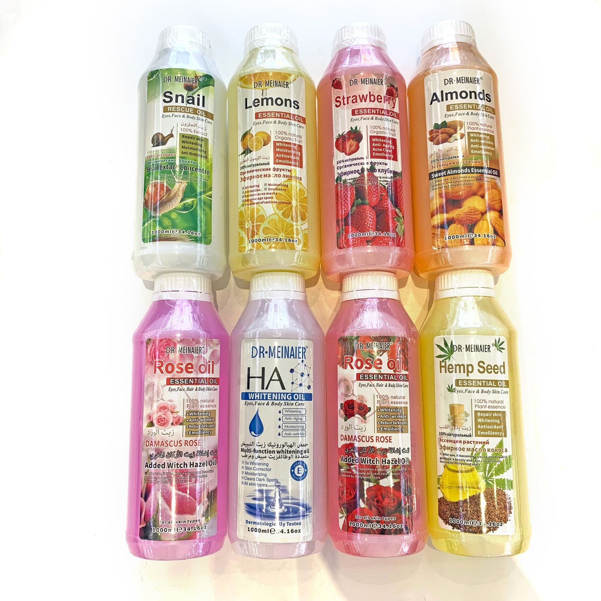 Cross-border Carrot and Almond Moisturizing Oil for Full-body Moisturizing Massage Oil 1000ml for export wholesale details Picture