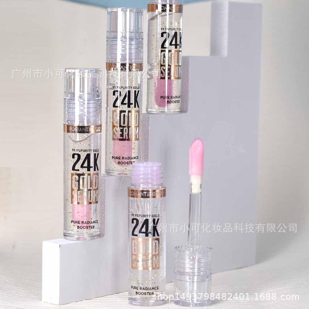 RB348 New ROMANTIC BIRD Gold Leaf Color-changing Moisturizing Lip Oil and Lip Gloss Magic lipoil Specification drawing