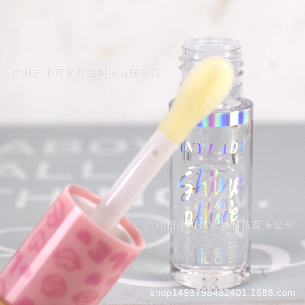 1228 New Micro-Flash Moisturizing Lip Oil Large Lip Brush Head Outlet [ANYLADY] Pouty Lip Moisturizing LIPOil Application Scenario