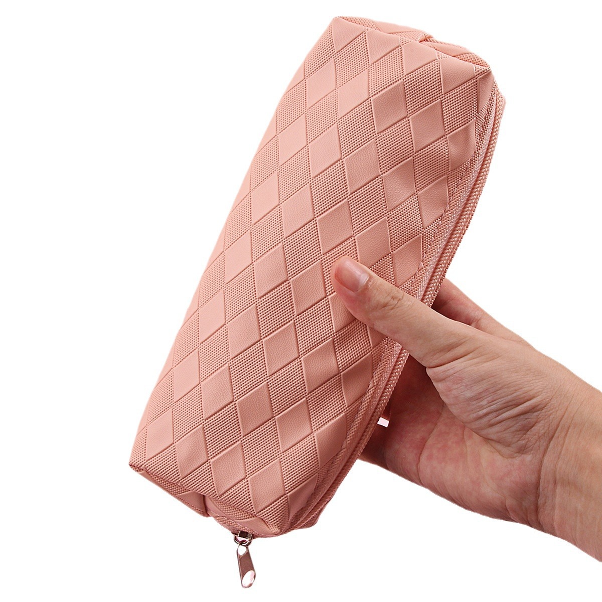 New minimalist travel makeup bag, large-capacity skin care products and toiletries storage bag, portable makeup brush, waterproof storage Item Picture