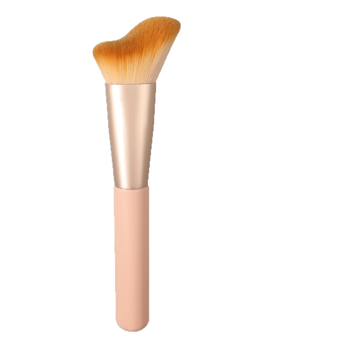 Single soft-bristled foundation brush, facial contactor brush, beginner makeup tools, blush brush, portable beauty tools wholesale Item Picture