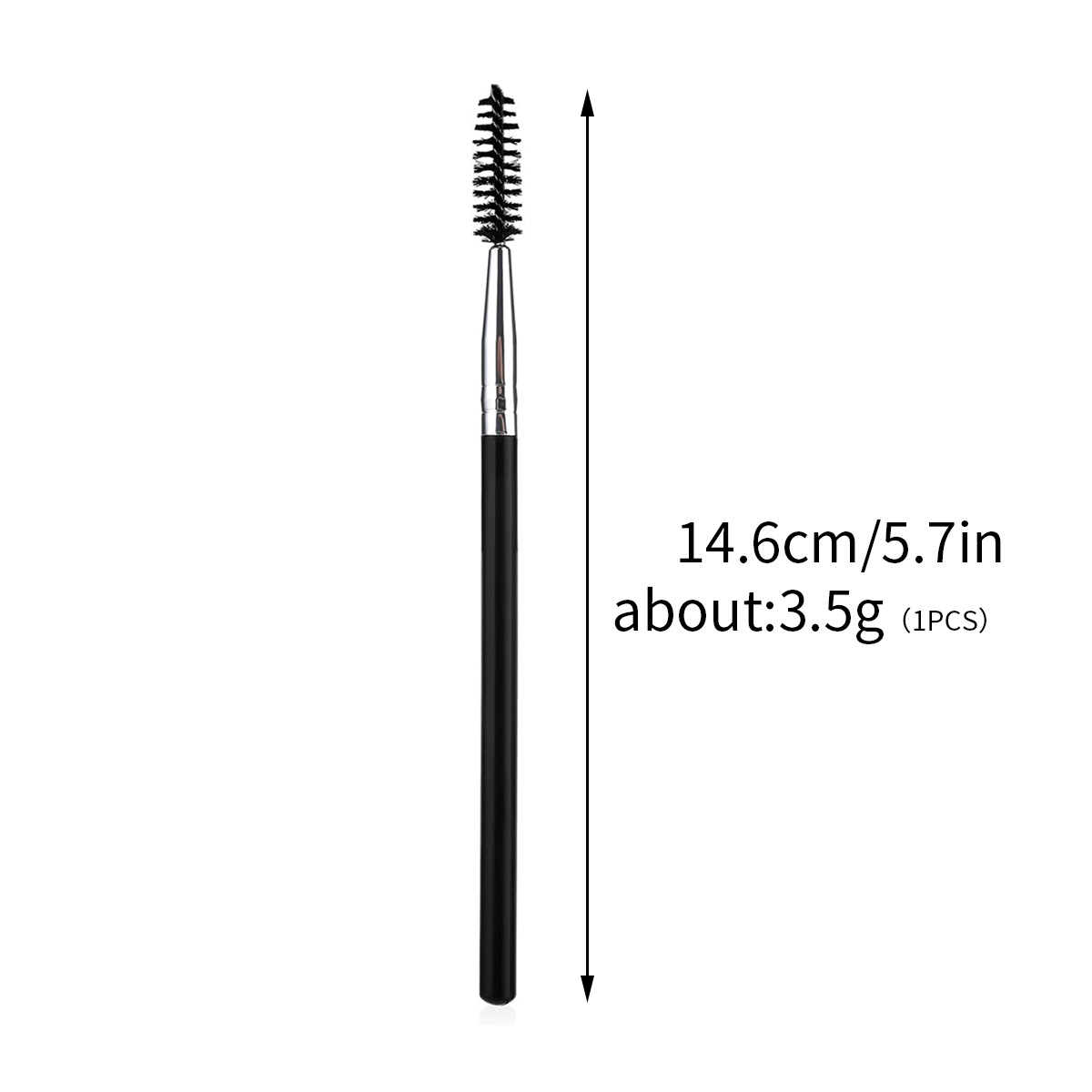 [Thickened handle]360° Flexible mascara brush, eyelash extension tool, spiral eyelash curl, beauty tool wholesale Item Picture