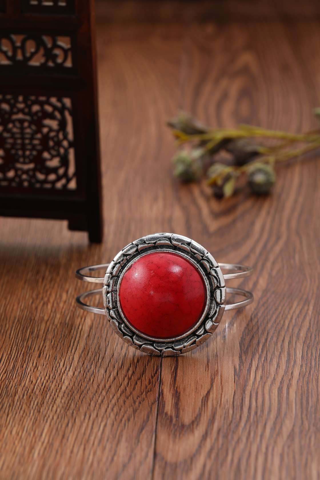 复古民族风夸张个性女士松石手镯手链