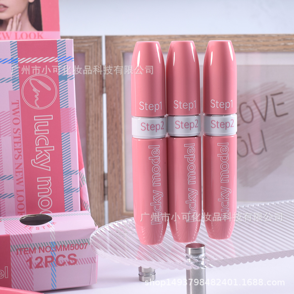 New LUCKY MODEL box MASCARA for cross-border export of long black mascara Specification drawing