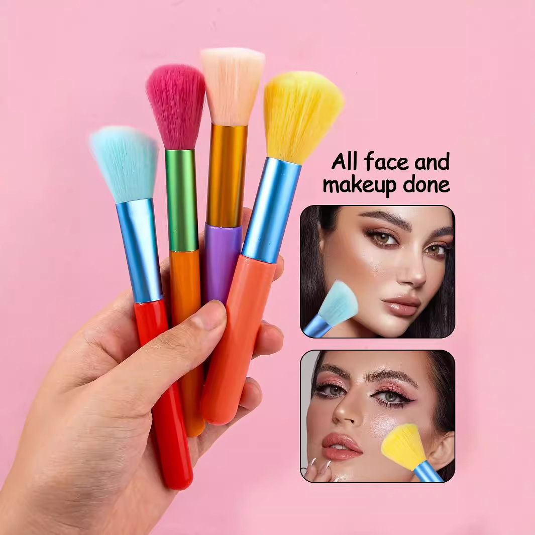 15 watercolor makeup brushes, soft eyeshadow blush brushes, foundation brushes, orange storage bucket, portable set and combination tools Specification drawing