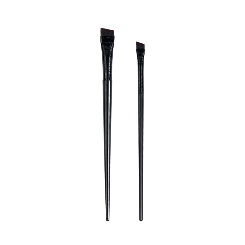 Wholesale of ultra-thin blade eyeliner brushes, soft bristle eyeliner brushes, slanted eyebrow brushes, portable makeup brushes. Factory direct sales Item Picture
