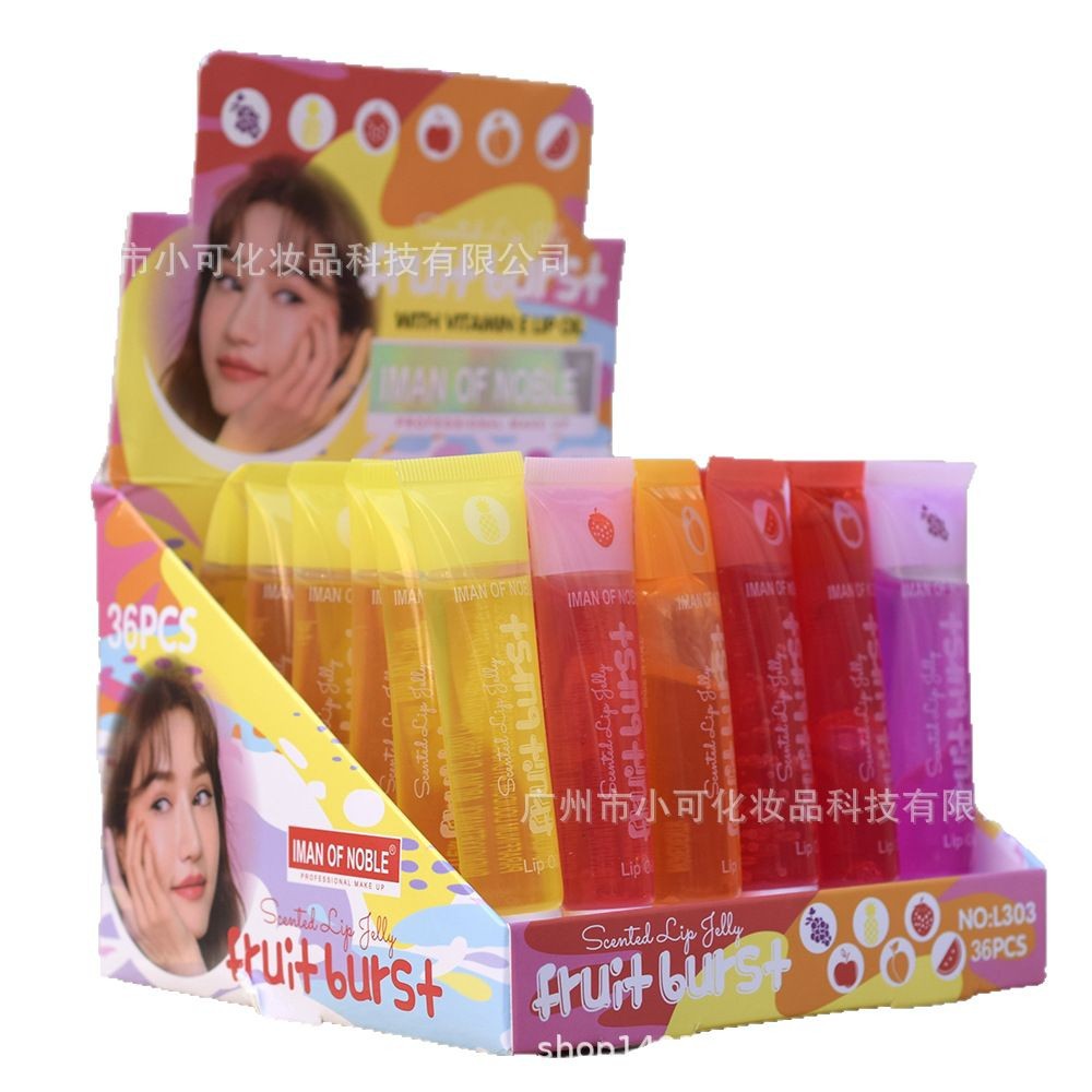 Fruit-flavored Clear Moisturizing Lip oil only for export [IMAN OF NOBLE] L303 Moisturizing Lip Gloss 18ML Item Picture