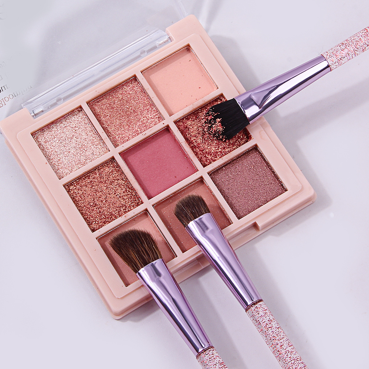 Source factory quality guaranteed: 6 acrylic pinkish purple eye makeup brush sets of super value beauty tools Application Scenario