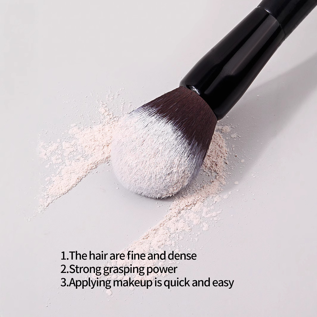 Cross-border best-selling black woodblock beauty brush, multi-functional makeup brush, large makeup brush, nail art brush, dust removal brush Application Scenario